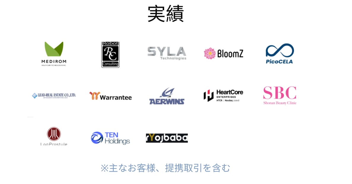 実績